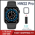 Смарт-часы HW22 Pro с беспроводной зарядкой, HD-экран 1,75 дюйма, серия 6, спортивные Смарт-часы для мужчин и женщин Pk HW12 W26 W46