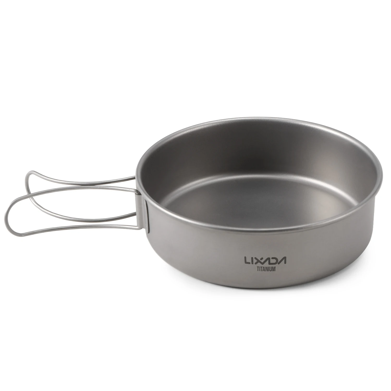 Набор посуды Lixada титановая со складными ручками 3 предмета | Спорт и развлечения