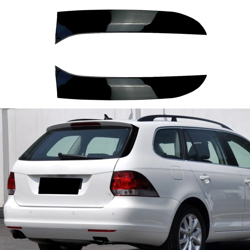 Уха за окном Спойлер боковой полосы Накладка для VW Golf 6 MK6 вариант универсал