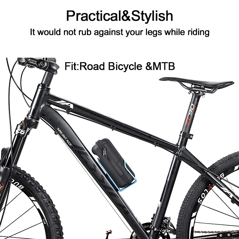 

BUCKLOS Bicycle Repair Tool Capsule MTB Bike Kettle Hard Shell Bag Waterproof Cycling Bag Kettle Holder Case Bike Accessories