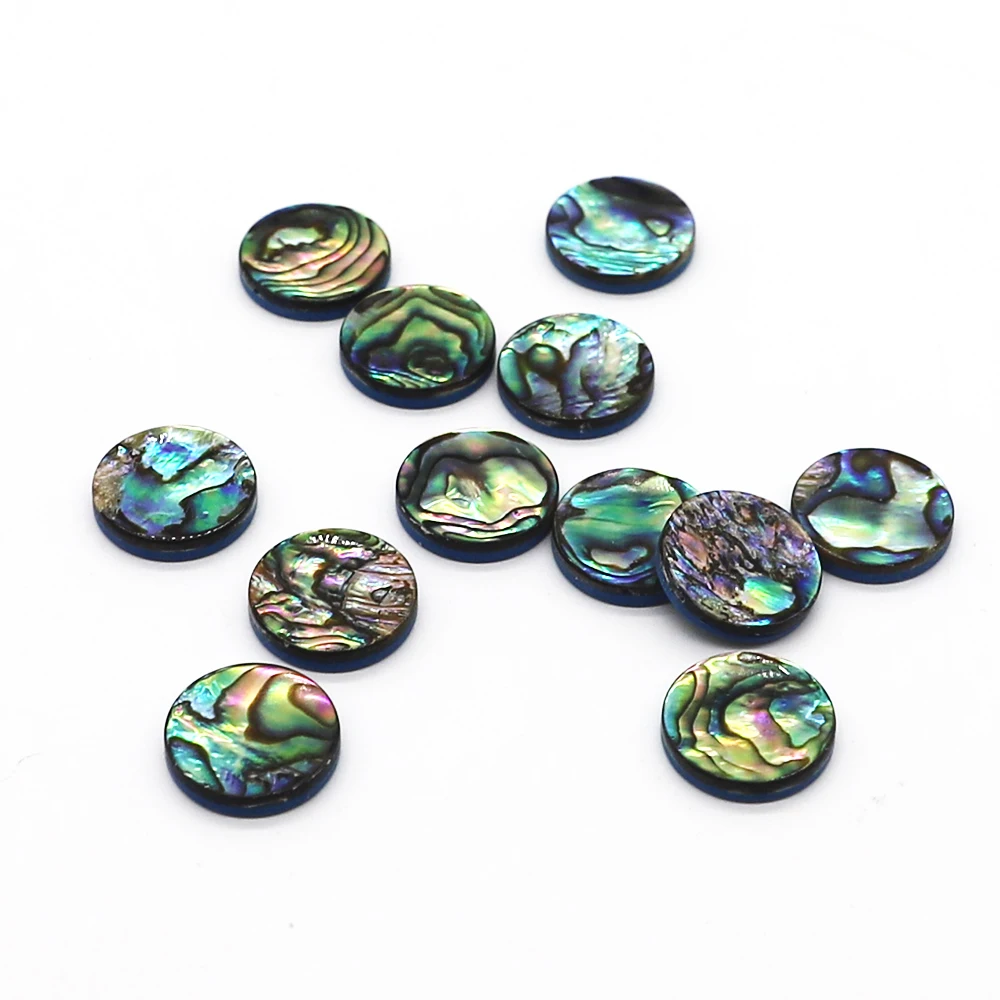 16 шт./компл. 14*3 мм зеленый цвет Abalone инкрустация Материал Точки гитары часть