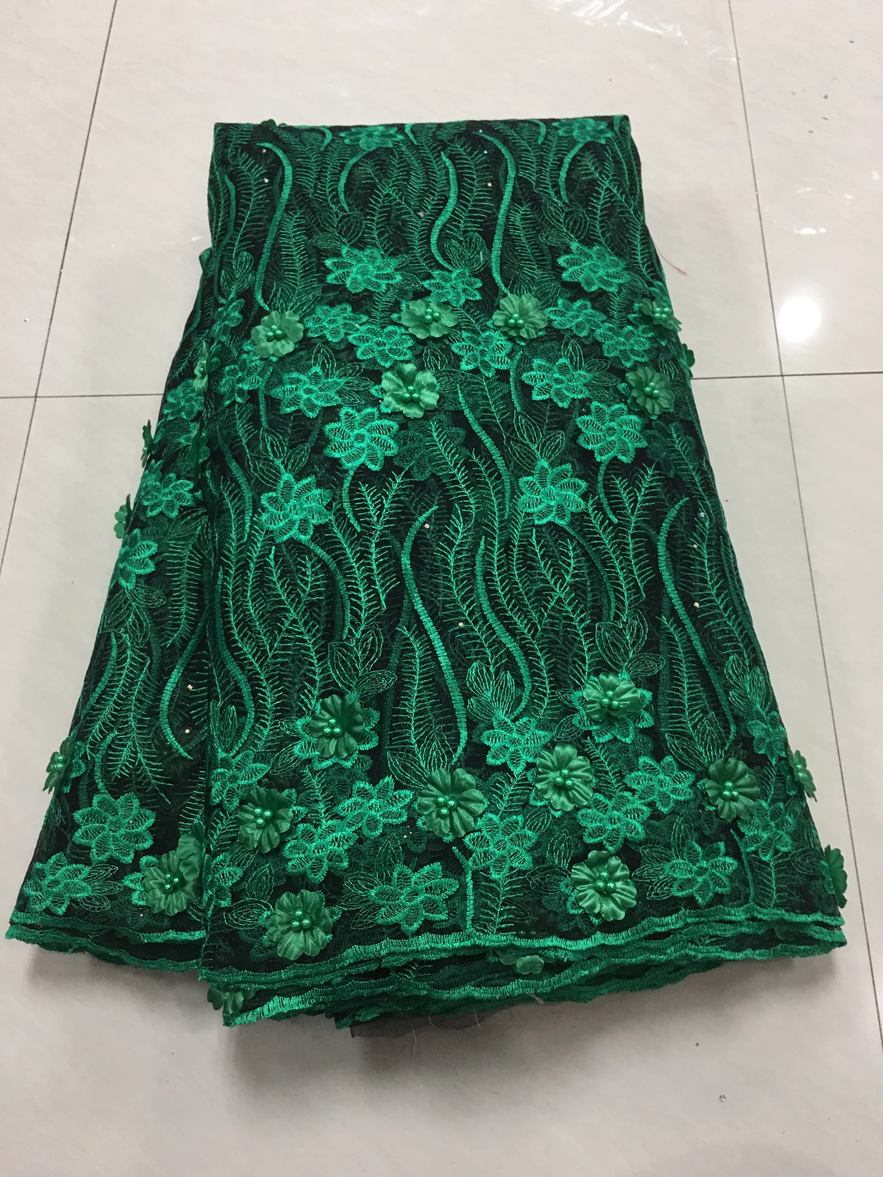 Королевская Синяя африканская кружевная ткань 2019 высокого качества кружева