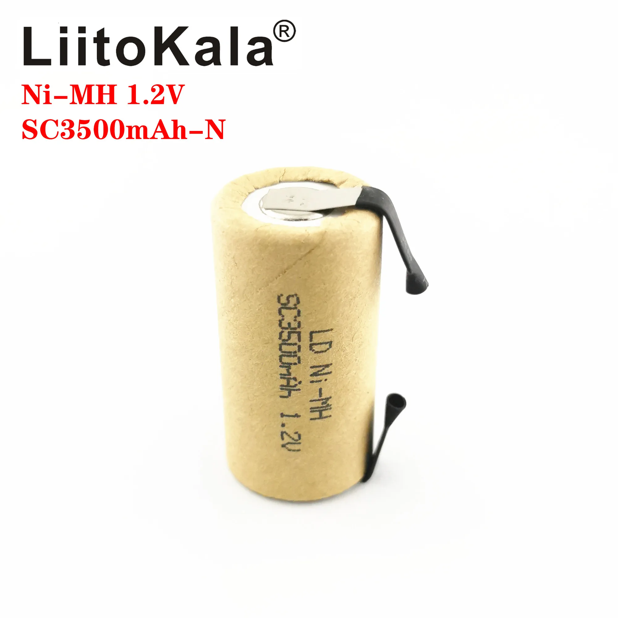 Аккумулятор LiitoKala SC 3000 мАч Ni MH 1 2 в перезаряжаемые батареи с высокой скоростью