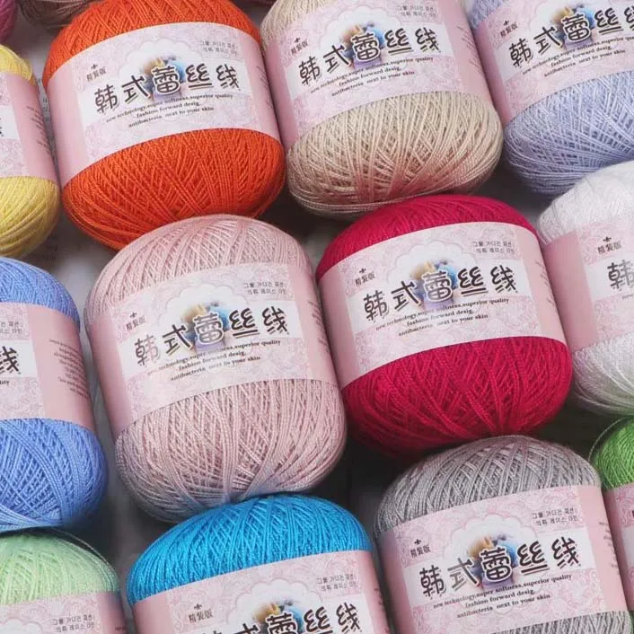 50 г эксклюзивная кружевная Блестящая Серия для челноков Классическая хлопковая