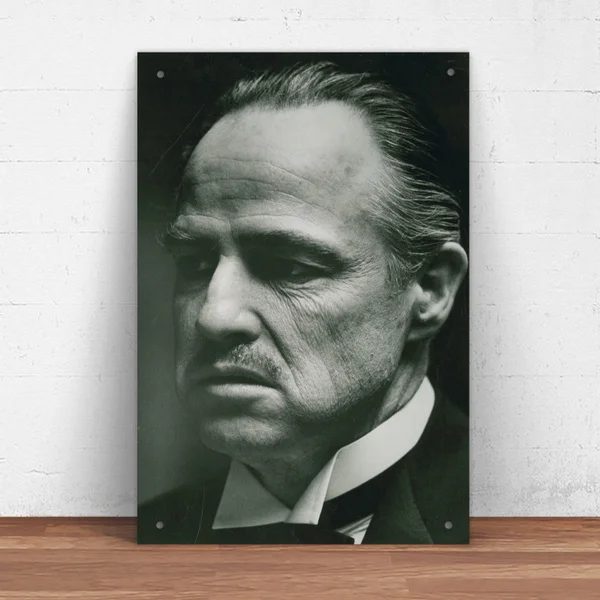 

The Godfather 70s Movie Metal Tin Sign Pin Up Metal Sign Metal Decor Wall Sign Wall Decor (20cmx30cm) HIC8
