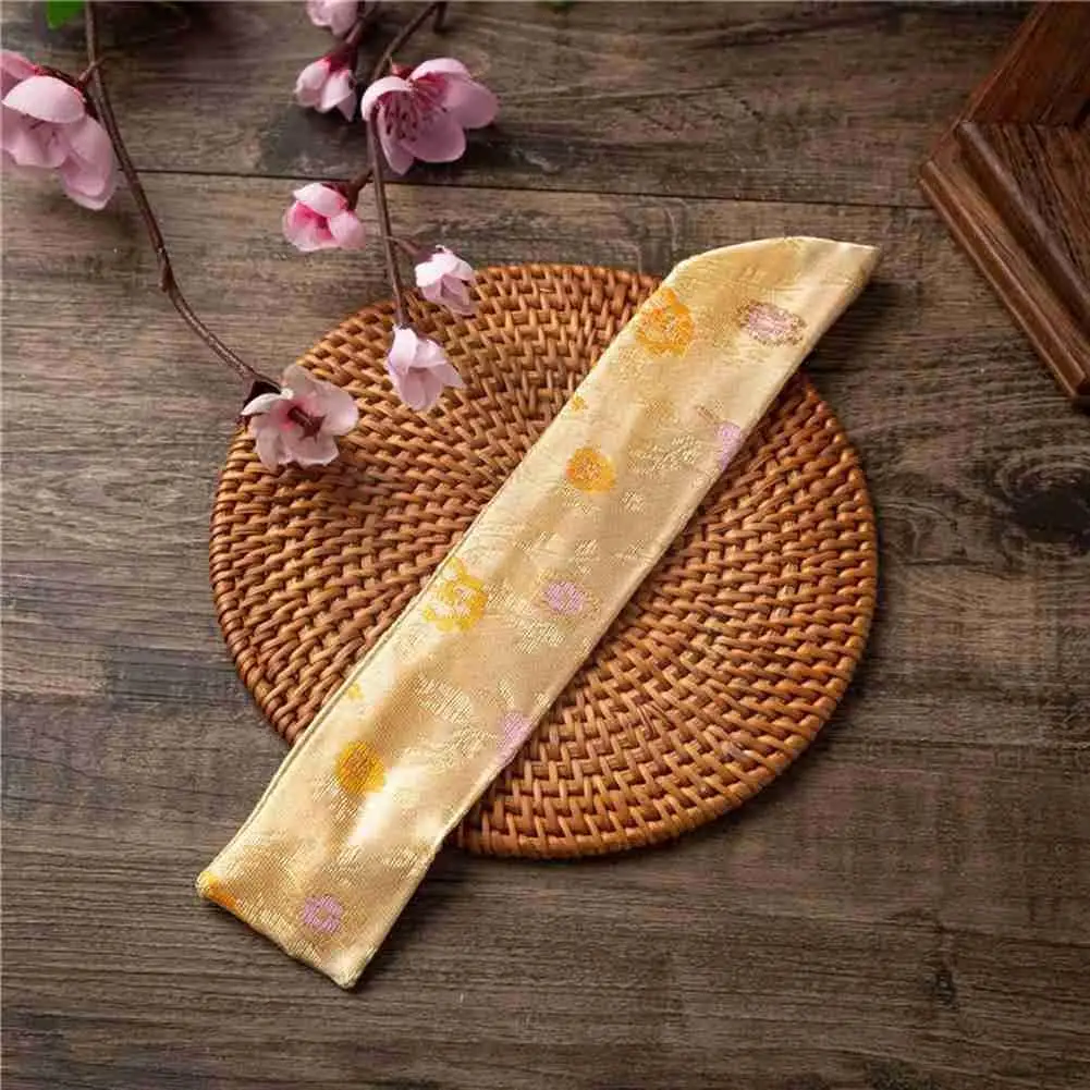 

Chinese Style Hand Fan Cover Bag Vintage Embroidery Handheld Dustproof Floral Fan Pouch Folding Pocket Protector Holder Sle R4Z5