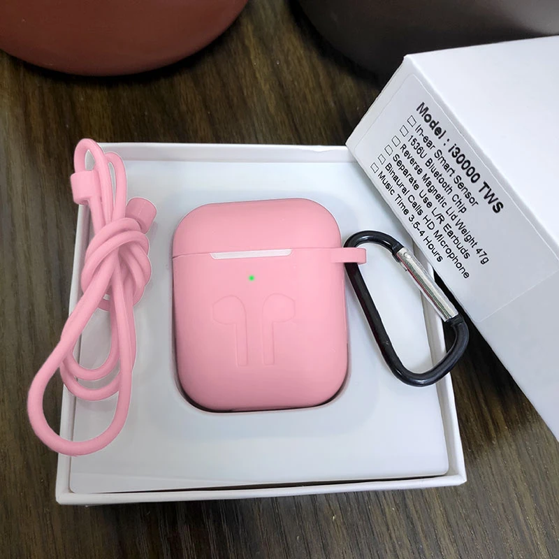 i30000add Pink case I30000 TWS Bluetooth 5,0 наушники раздельное использование беспроводные наушники 8D супер бас наушники для всех смартфонов PK i2000 i5000 TWS - Цвет: i30000add Pink case