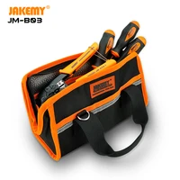 jakemy jm b01 b02 b03 durable hardware tool storing oxford fabric tool bag with sturdy zipper good for accessories storage