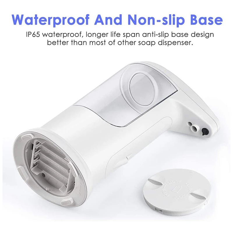 

Automatic Soap Dispenser,Touchless Soap Dispenser 400ml,Equipped Adjustable Switches Infrared Motion Sensor for Kitchen