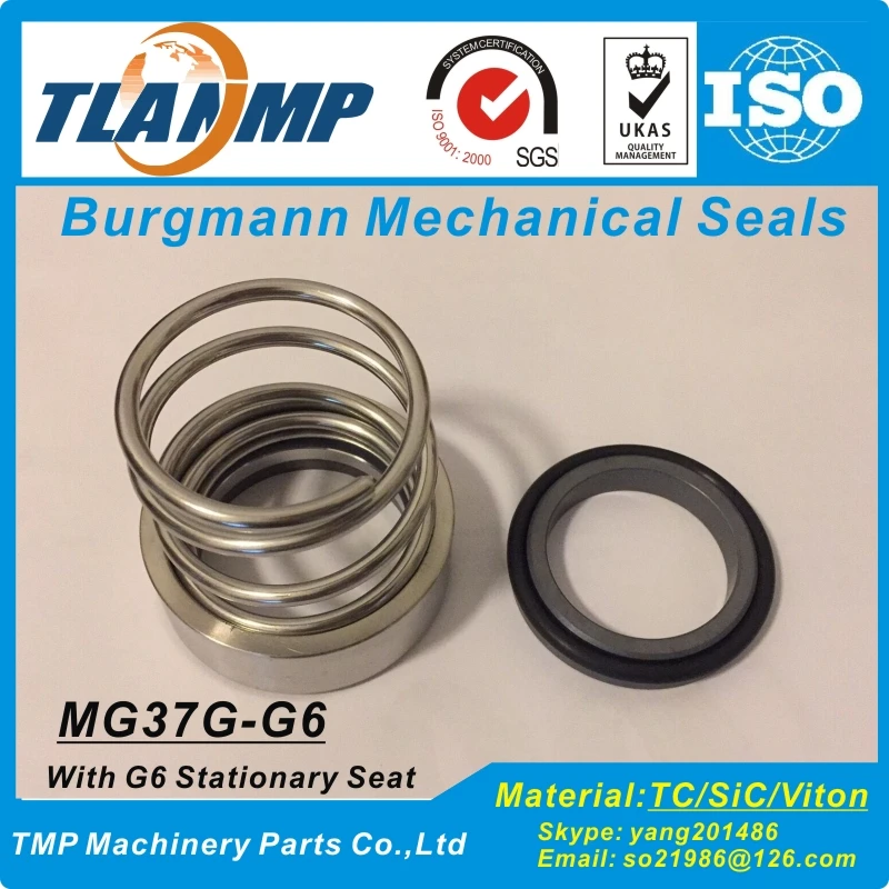 M37G/22 Замена TLANMP механические уплотнения Burgmann (материал: TC SiC Vit) G9 с G6 сидением из