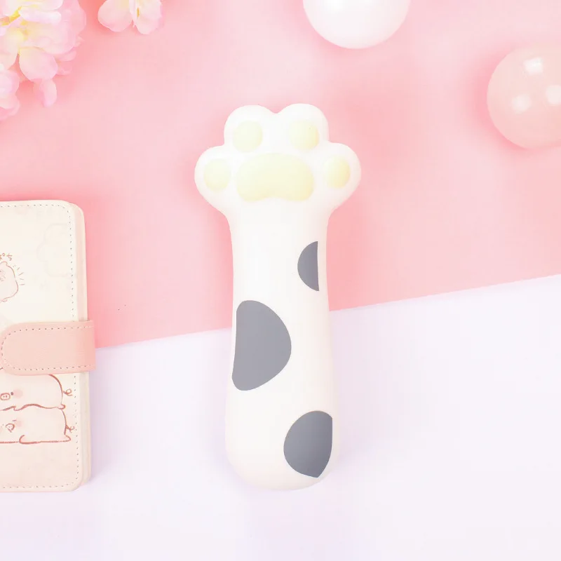 Мягкий силикагель kawaii кошачьи лапы узорчатый карандаш сумки милые канцелярские