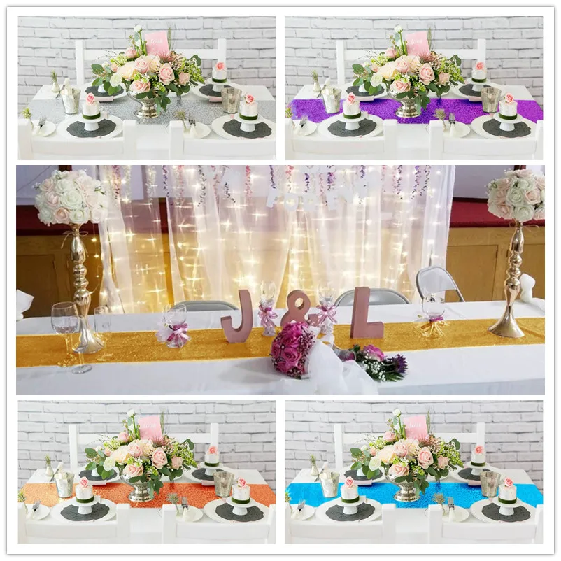 ShinyBeauty 12 на 108 дюймов/12 72 дюйма Высококачественный Фиолетовый настольный бегун с