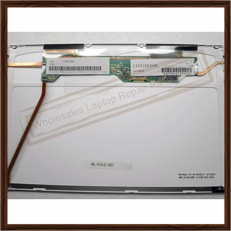 

12,1 "LTD121KX6B ЖК-экран панель дигитайзер стекло для Lenovo ThinkPad X201 X200 X201T X200T с сенсорным ЖК-дисплеем