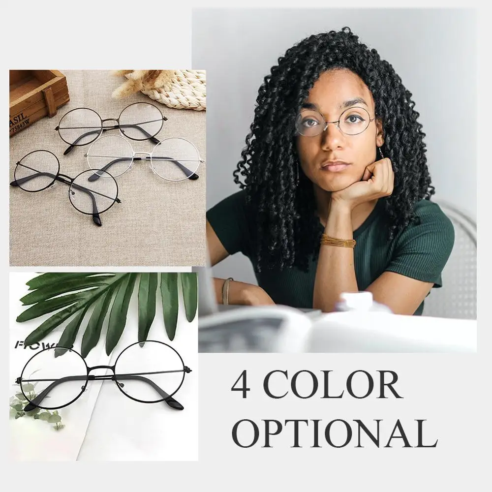 Очки в стиле ретро с прозрачными стеклами Модные Винтажные Солнцезащитные