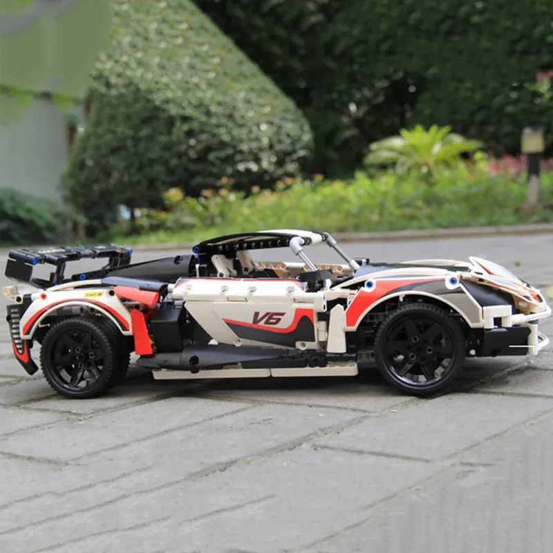 

MOC-31714 High-Tech RC Lotused Exiges V6 Bricks Super Sports Car Building Blocks Creative Speed Champion Toys for Kids Gifts