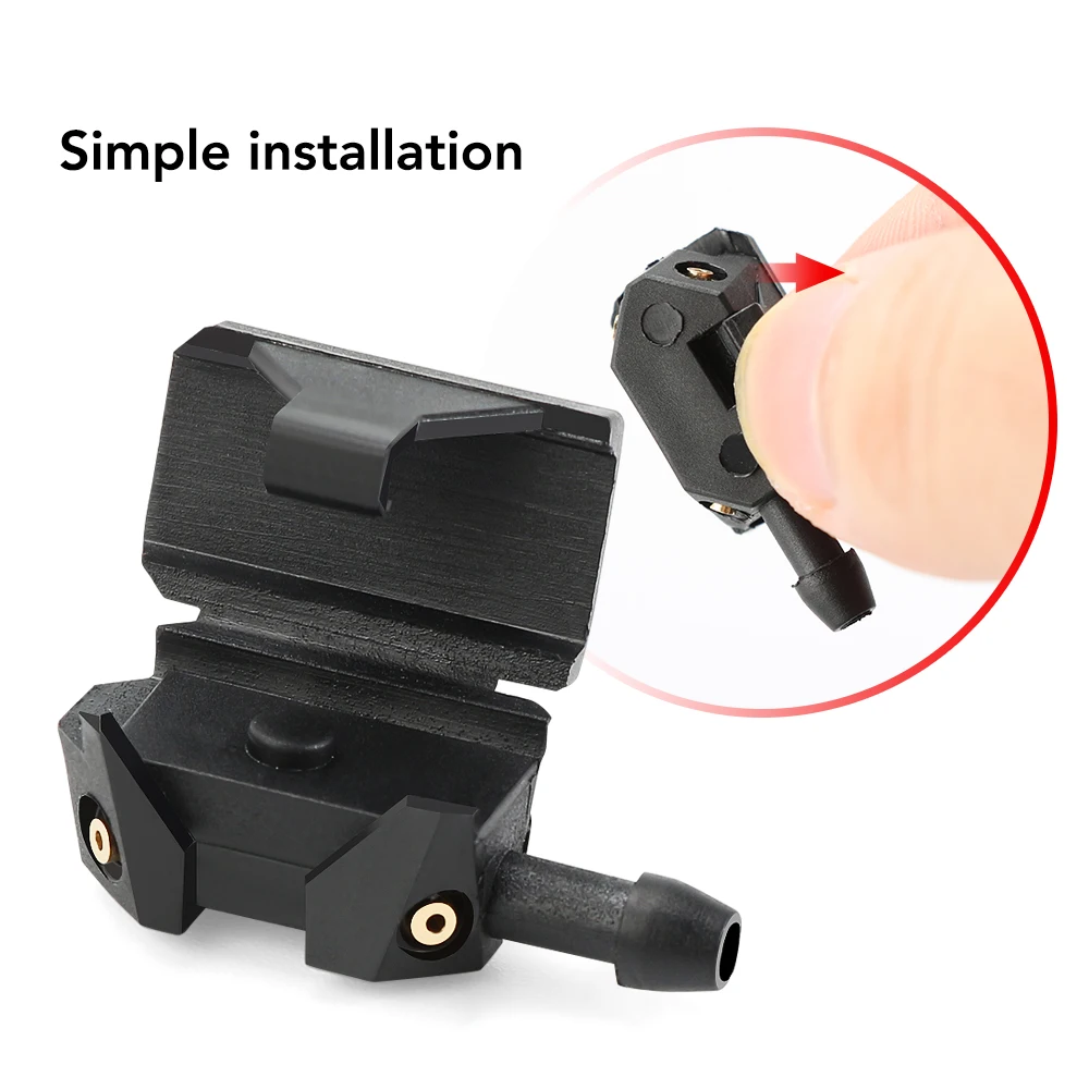 2 шт. автомобильные форсунки омывателя лобового стекла для Peugeot 307 206 407 Citroen C4 C5 Honda