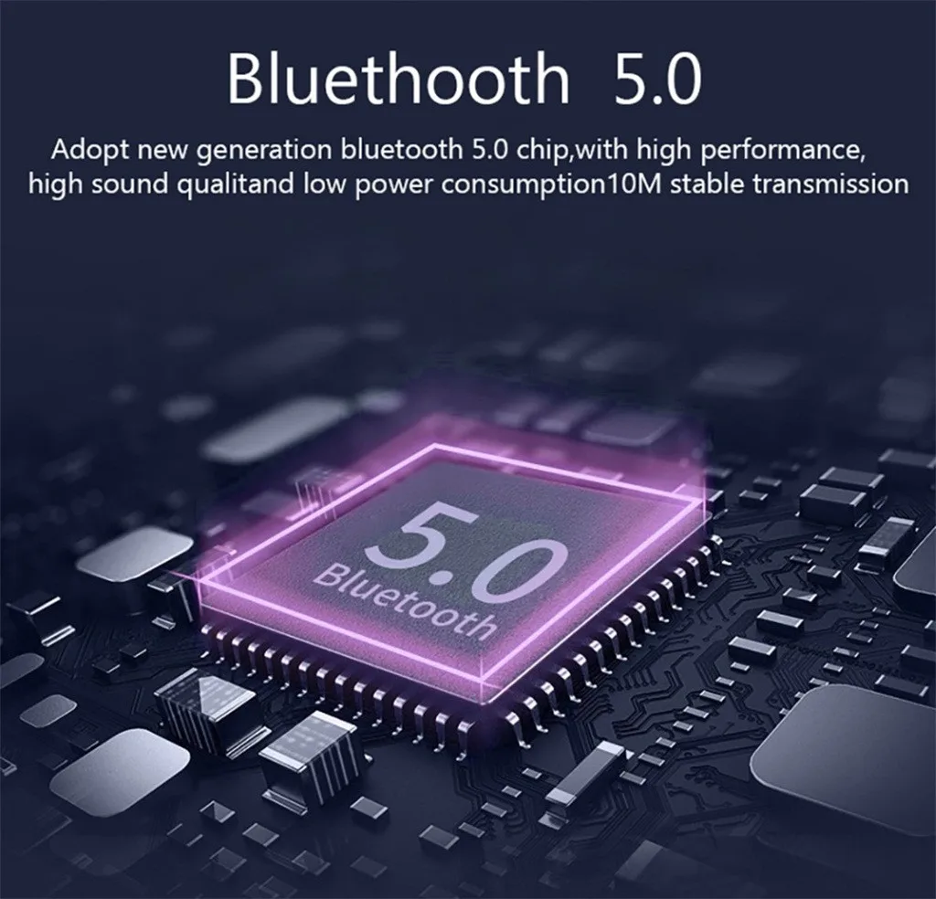 

Tws Bluetooth 5.0 Wireless Headset Sports Waterproof Earbud Earphones With Charging Box For All Version Phone