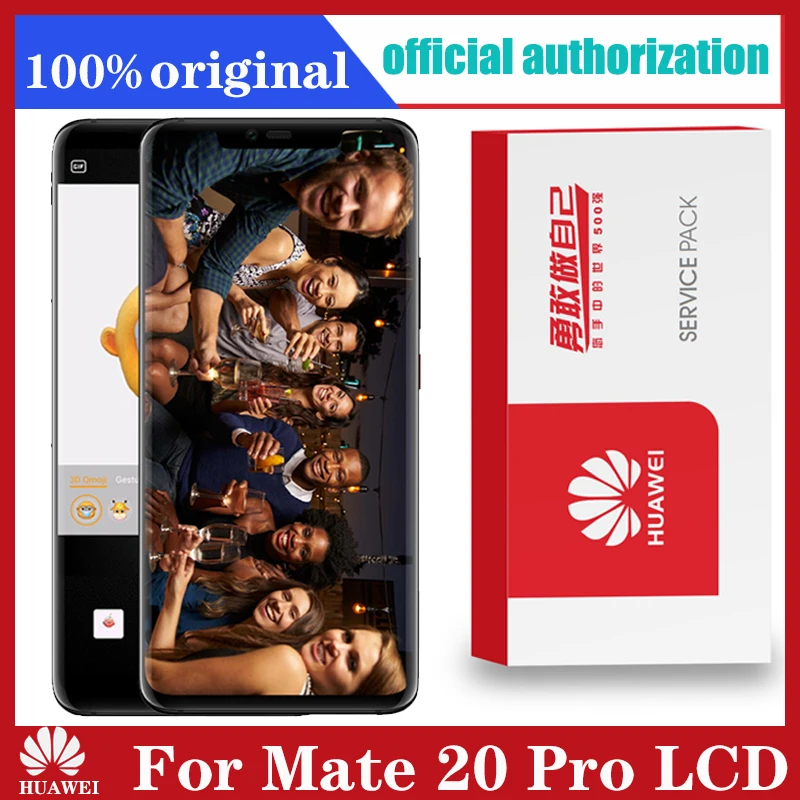 Оригинальный 6 39 ''BOE дисплей + рамка для Huawei Mate 20 Pro LCD сенсорный экран LYA L29