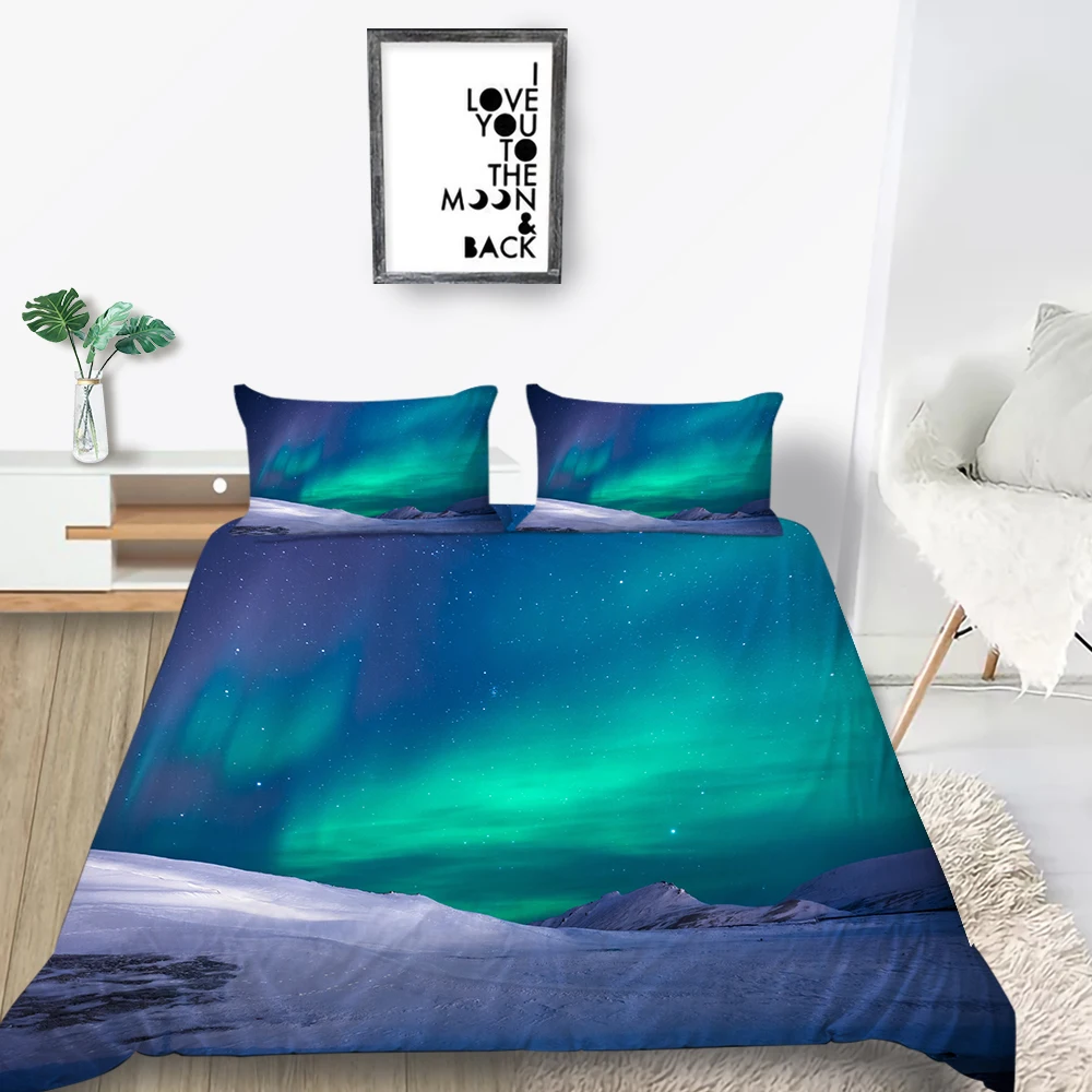 Комплект постельного белья Aurora Королевский размер мягкий красивый 3D Фэнтезийный