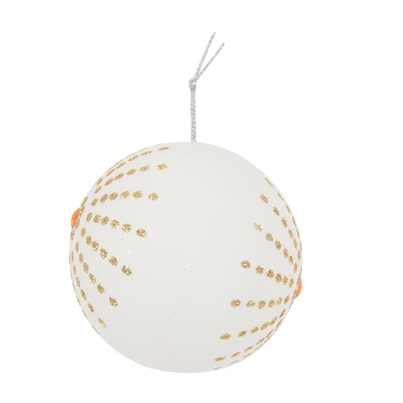 

30Pcs Christmas Tree Decor High Qulity White Gold Ball Ornament Bauble Party Hanging Ball for Home Christmas Decorations