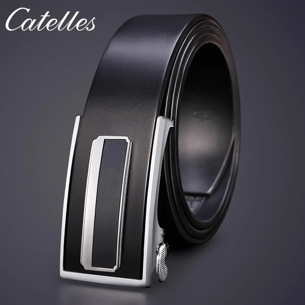 Ремень мужской из воловьей кожи с автоматической пряжкой | Аксессуары для одежды