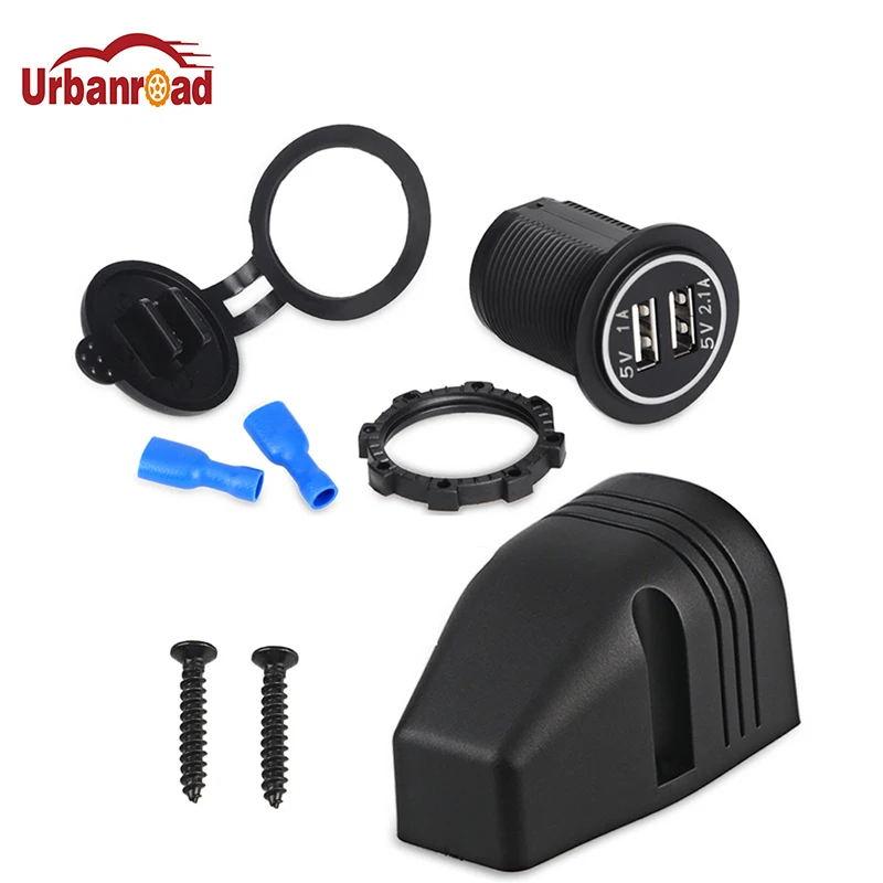 

Автомобильное зарядное устройство с двумя USB-портами, 3,1 А, 4,2 А, 12 В