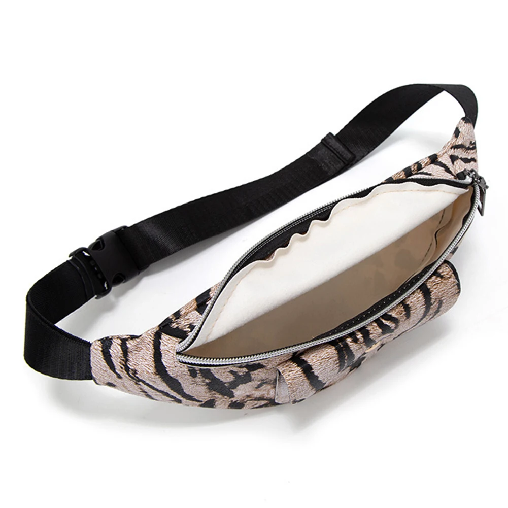 Черная пятница Модные женские тигровые полосы грудь поясная сумка в виде ракушки