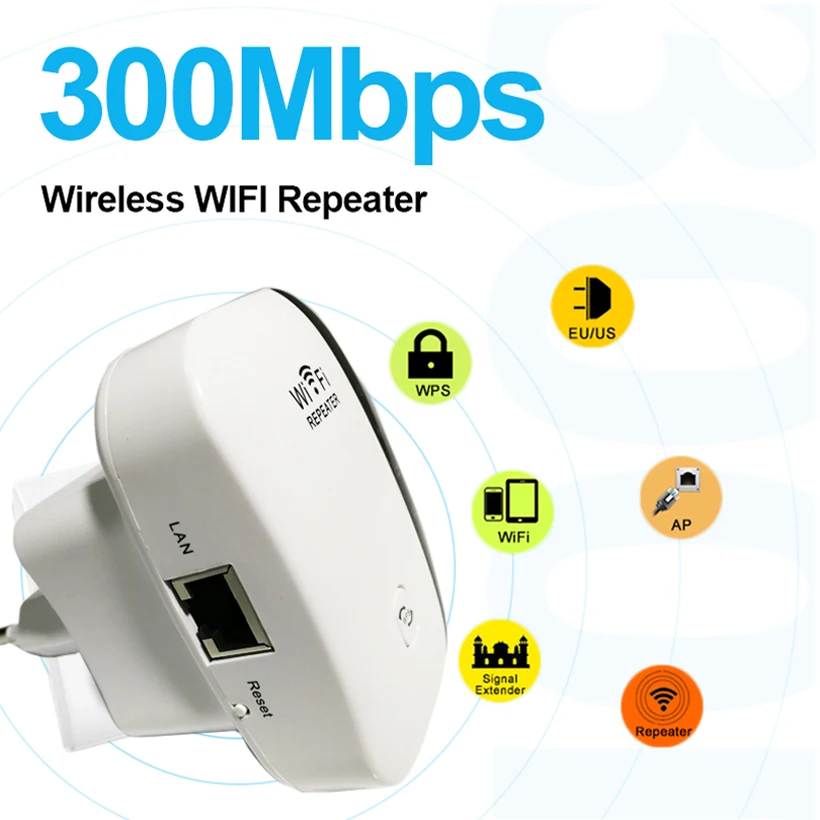 2018 Новый беспроводной Wi Fi ретранслятор Wifi роутеры 300 Мбит/с расширитель диапазона