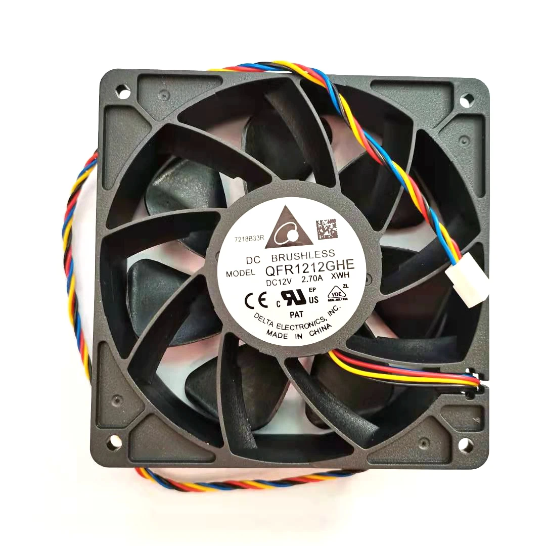 Новый QFR1212GHE 6000 об/мин PWM вентилятор управления скоростью 120*120*38 мм 4 провода 12 В а