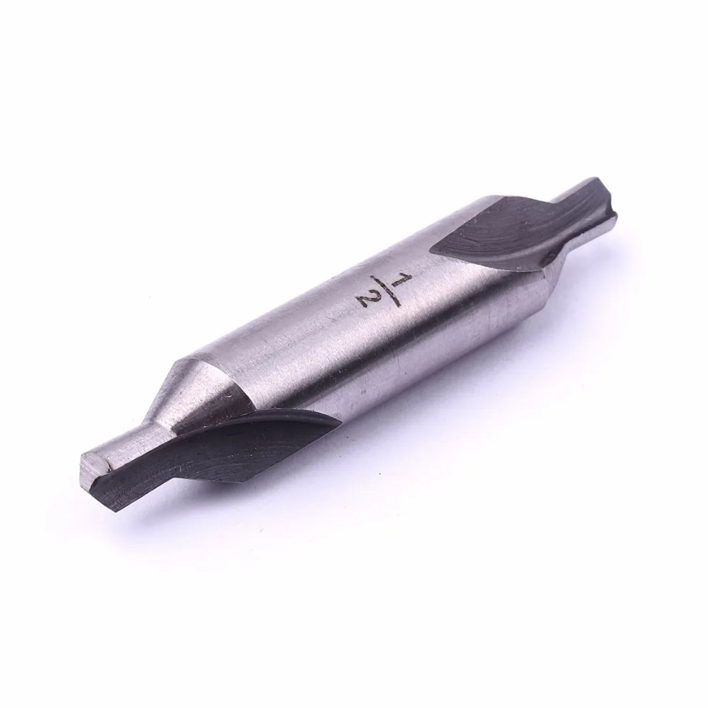 

3pcs HSS 1/2" Combined Center Drills Countersinks 60 Degree Angle Drill Bit