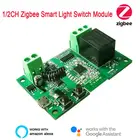 Новый модуль светильник еля света Zigbee для умного дома, 12 канала, 51232 В постоянного тока, беспроводной запрос RF433, 10 реле, работает с Alexa Google Assistant