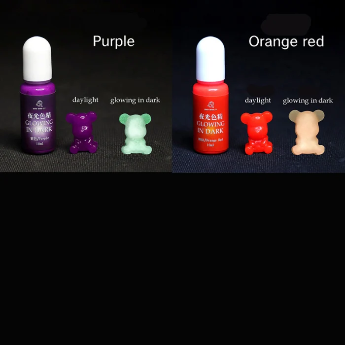 10-color Luminous Color Set DIY Silicone Mold Coloring Pigment Tool CX17