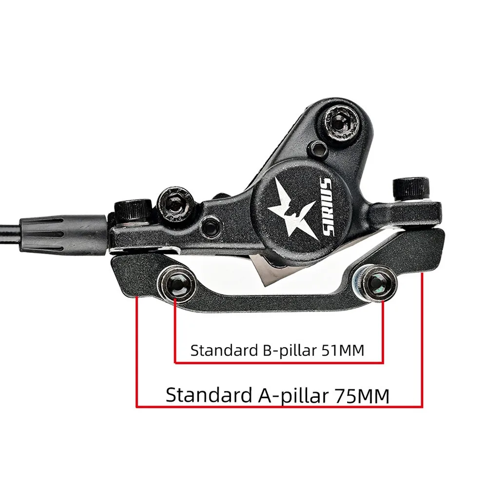 

2PC Bicycle Hydraulic Disc Brake For Mountain Bike MTB Front & Rear Cycling Oil Disc Cycling Accessories Waterproof Protection
