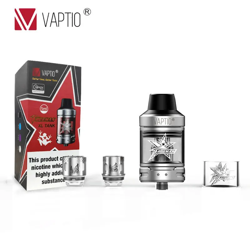 Vape tank Vaptio Frogman атомайзер 5 0 мл/2 мл электронная сигарета герметичная 15-0.4ohm катушка