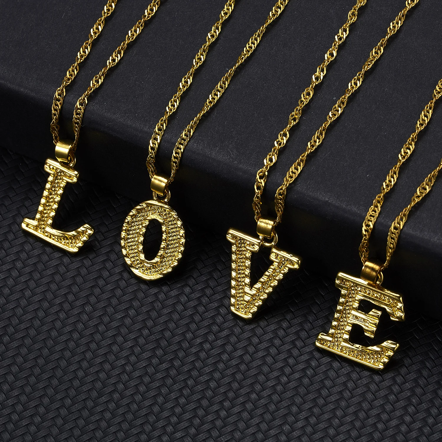 

Tiny Gold Initial Letter Necklace For Women Stainless Steel A-Z Alphabet Pendant Necklaces Jewelry Christmas Gifts Bijoux Femme