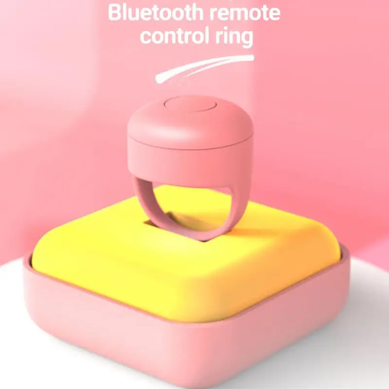 Новинка 2021 пригодное для переноски кольцо на палец Bluetooth-совместимый пульт