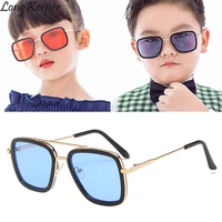 2020 children sunglasses kids child metal frame sun glasses pilot square girls boys steampunk eyeglasses shades