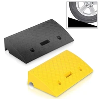 portable lightweight vehicle ramp heavy duty plastic curb deceleration ramp pad for car truck scooter motorcycle wheelchair