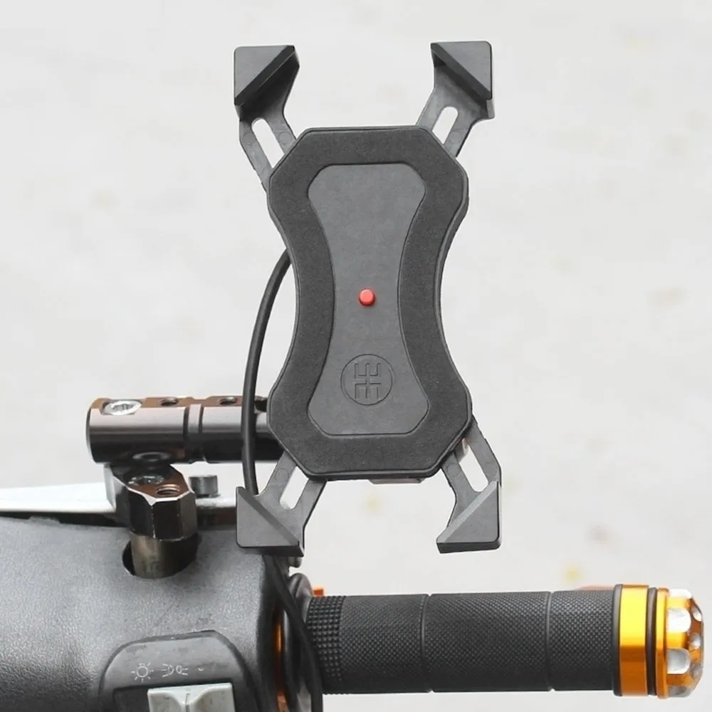 1 шт. руль мотоцикла велосипед скутер держатель для мобильного телефона 2.4A USB