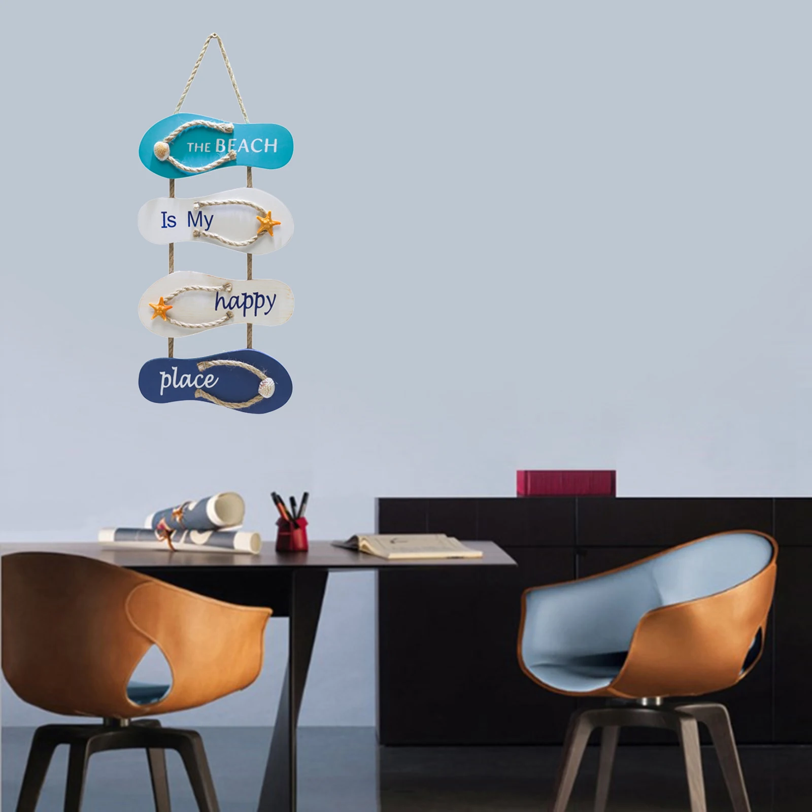 Настенная табличка деревянная подвесная дверь крыльцо декоративная 22x53 см