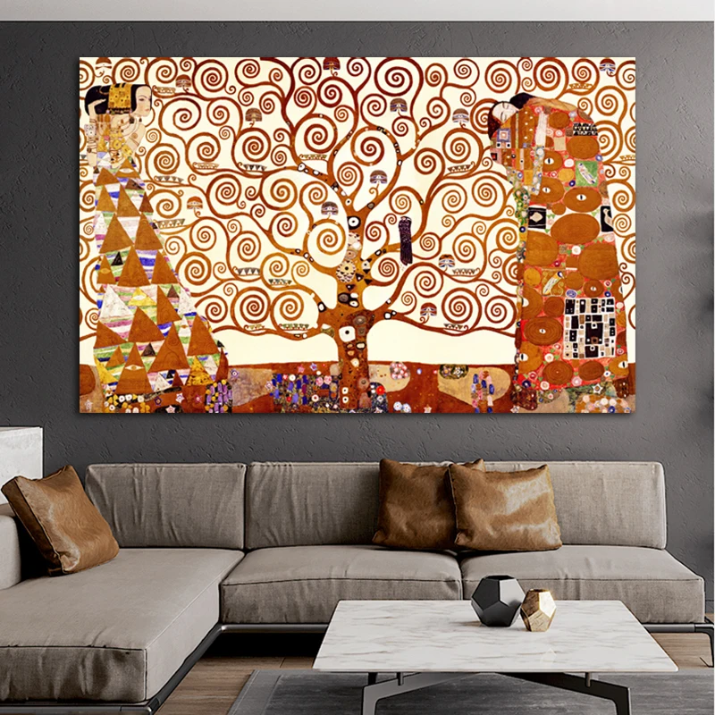 Картина на холсте с изображением дерева жизни RELIABLI абстрактные картины плакаты и