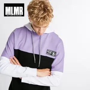 Мужской шерстяной свитер с капюшоном и надписью JackJones, пуловер контрастных цветов, уличная одежда 218325519