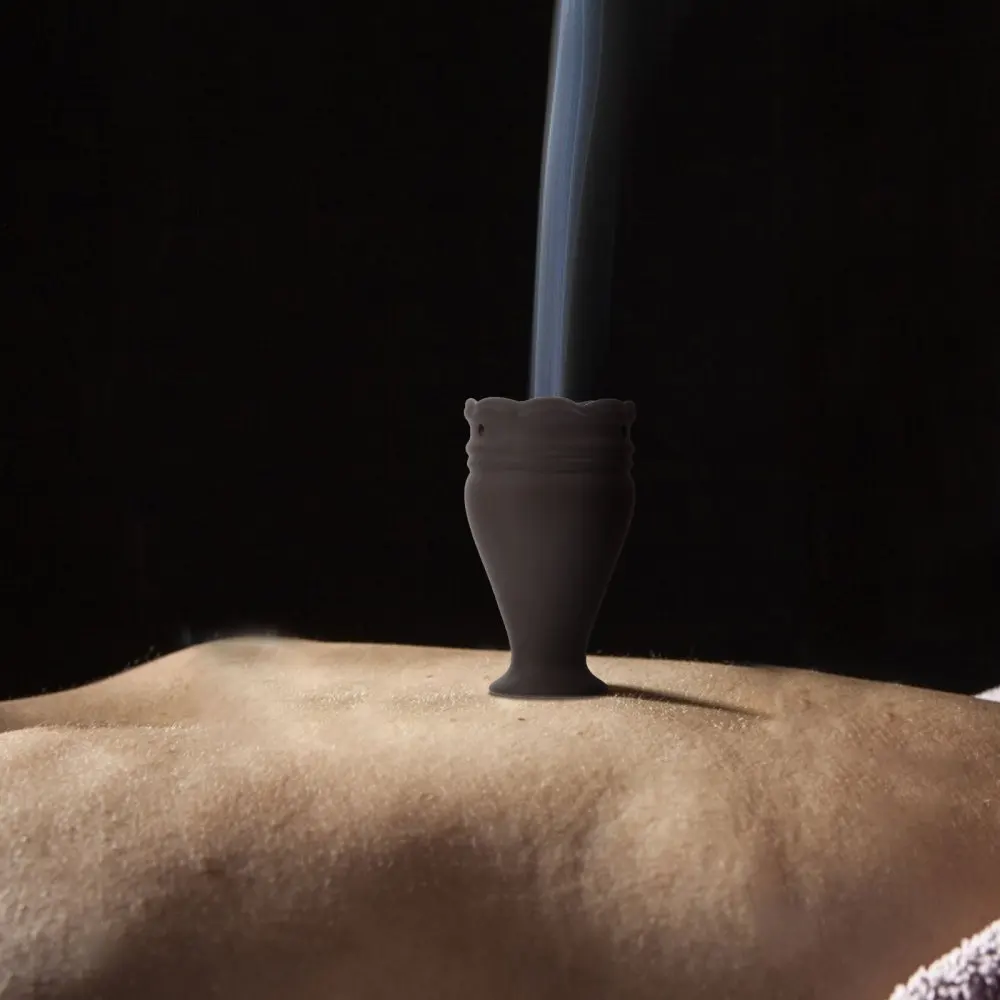 

Practical Moxibustion Pot Multi-function Moxibustion Massager Body Scraping Pot