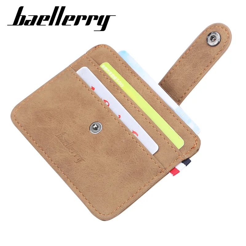 Baellerry тонкий блокирующий кожаный кошелек кредитный ID держатель для карт чехол