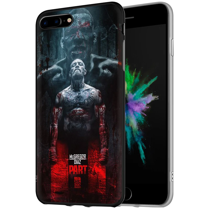 Мягкий силиконовый чехол для телефона EWAU UFC Конор Макгрегор для iPhone 5 5S SE 6 6s 7 8 plus X XR XS 11 Pro Max