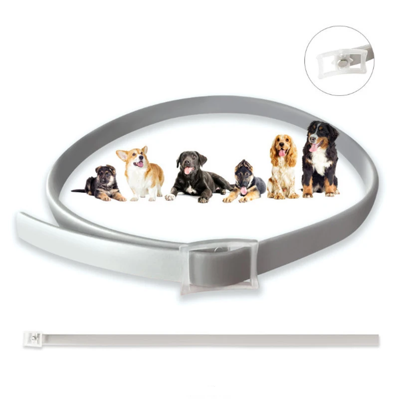 Удаляет блох и клещей ошейник для домашних животных собак кошек до 8 месяцев от