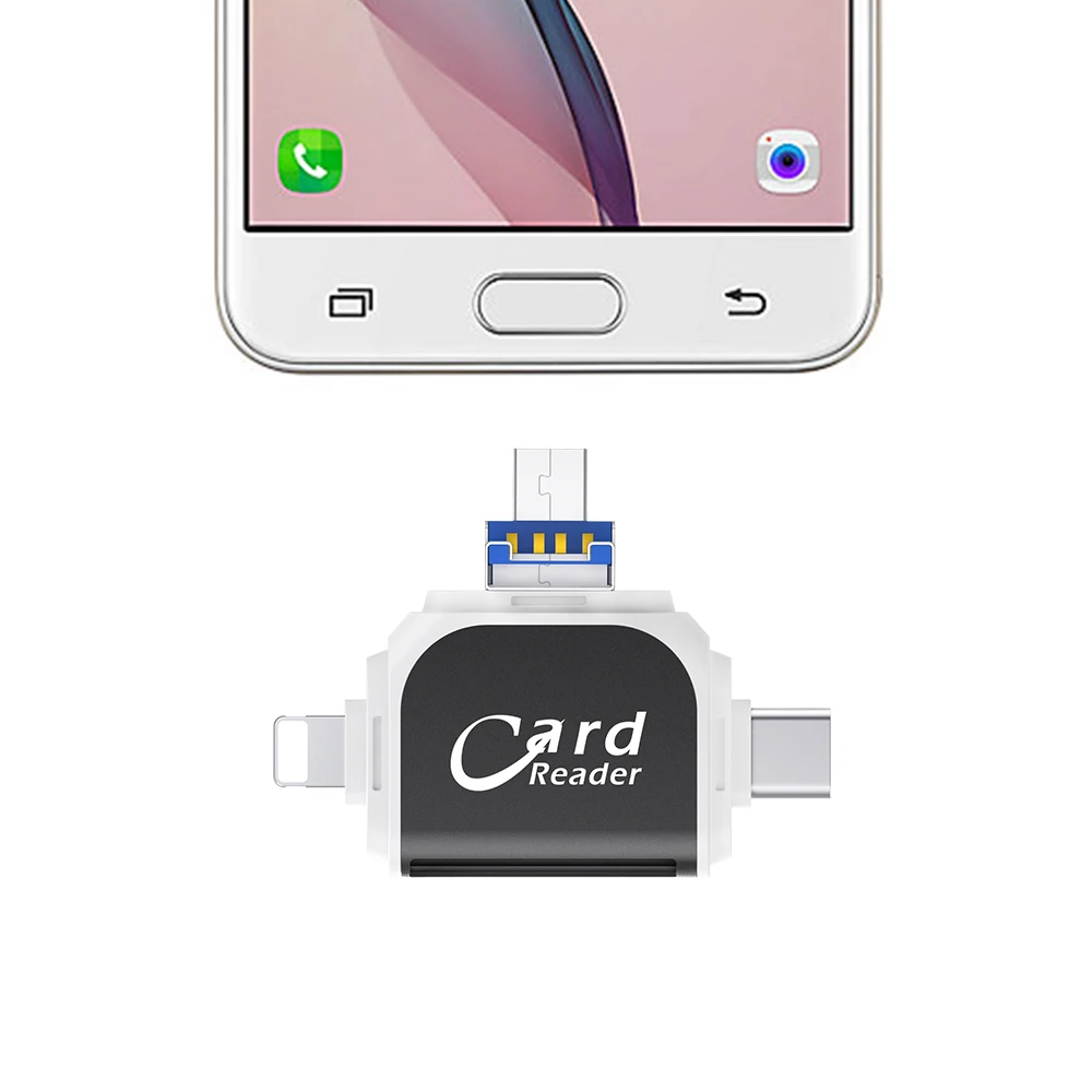 Утхай C80 быстрозаряжаемый Micro SD/TF OTG кард-ридер Multi чтения карт памяти мини-адаптер для iPhone 6/7/8 11 XR Plus iPod iPad OTG Картридеры