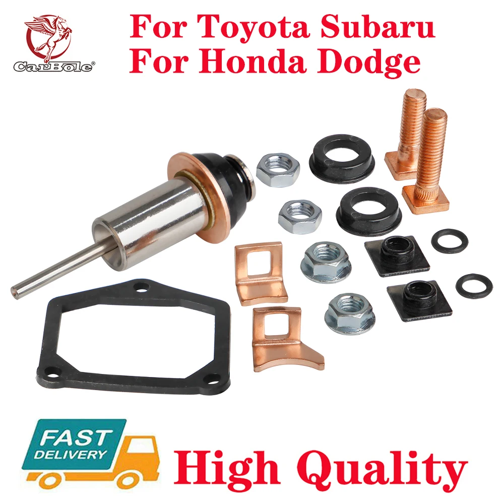 Starter Solenoid Repair Rebuild Kit Plunger Contacts Set For Toyota Subaru Honda Dodge Replacement Accessory | Автомобили и