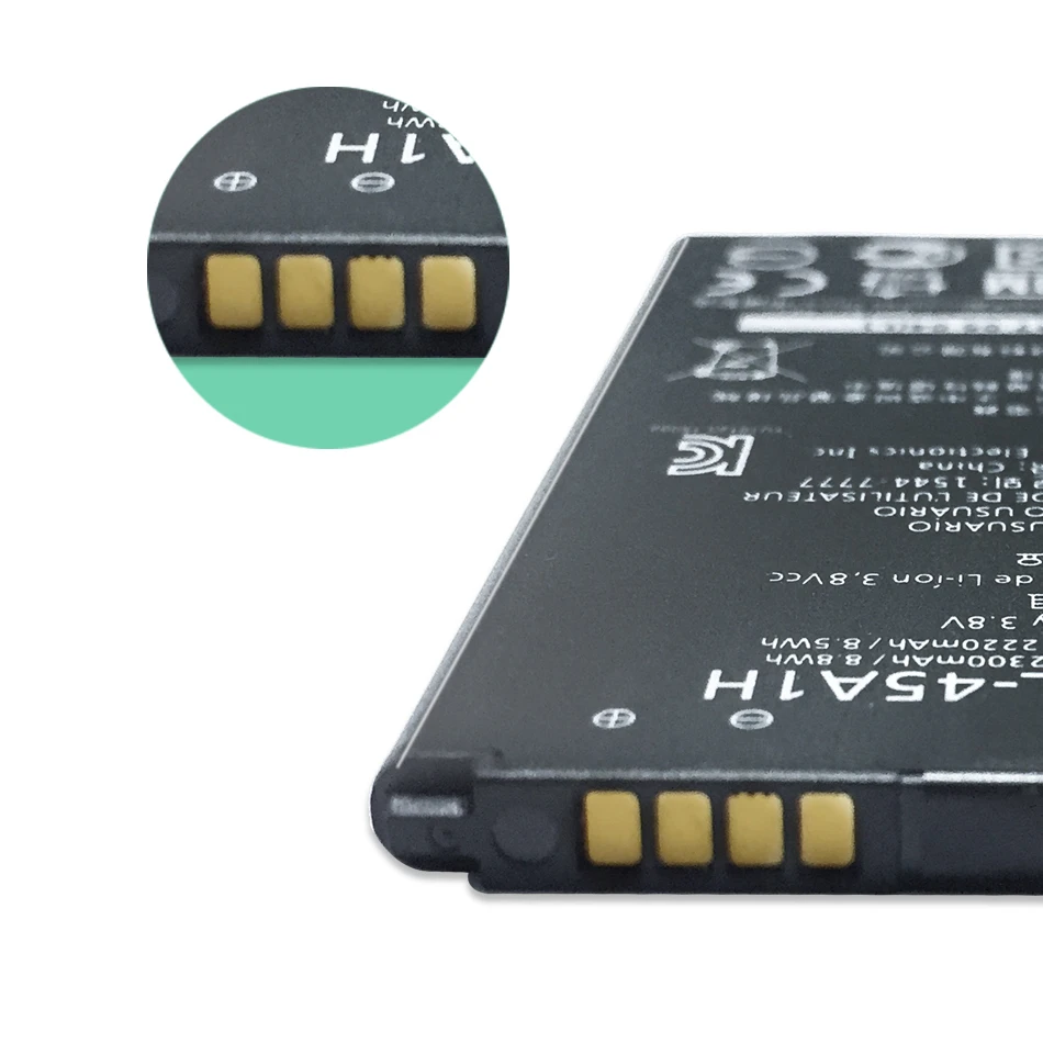 BL-45A1H Замена телефон Батарея для LG K10 LTE F670L F670K F670S F670 Q10 K420N K10 BL45A1H Ёмкость 2300 мА-ч