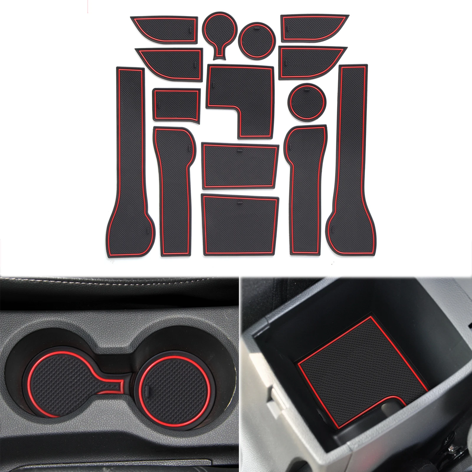 Противоскользящий коврик для подставки в дверь Hyundai Solaris 2017-2021 аксессуары